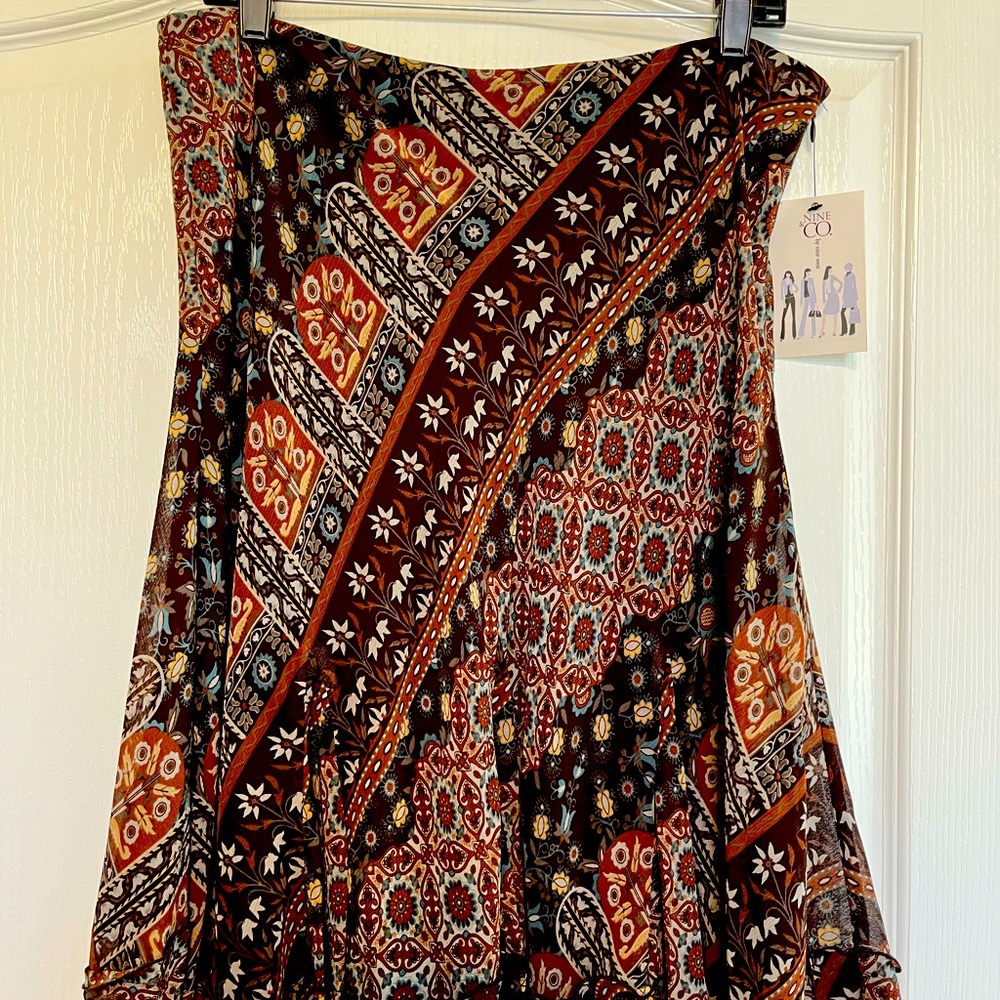 Nine & Co by Nine West Women’s Boho Style Skirt Size 12